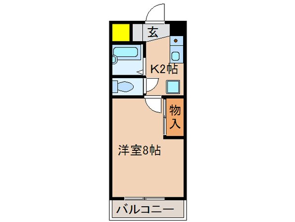 サン駒止の物件間取画像